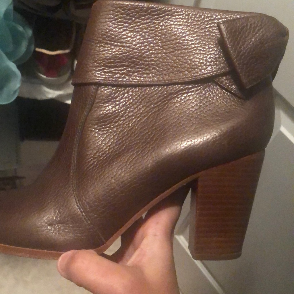 Kate Spade Lanise Bow Bootie! Euc 8.5 Brown